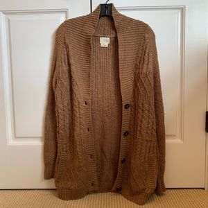 Brown Coincidence & Chance Knit Cardigan